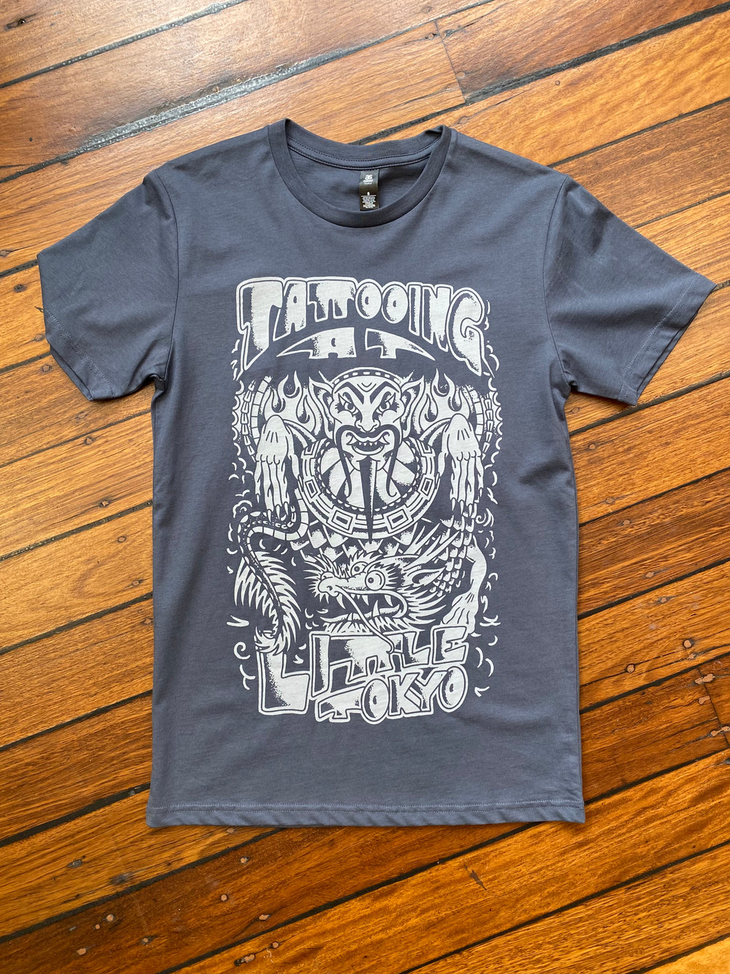 T-SHIRT - Grey 'Tattooing at Little Tokyo'