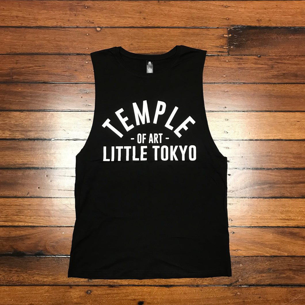 TANKTOP - 'Temple of Art Little Tokyo' (Black)